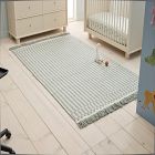 Woven Stripe Wool Rug