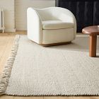Basketweave Wool Rug