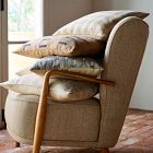 Embroidered Modern Blocks Pillow Cover