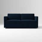 Open Box: Harris Sofa (76"W, 39"D) - Performance Distressed Velvet Ink Blue