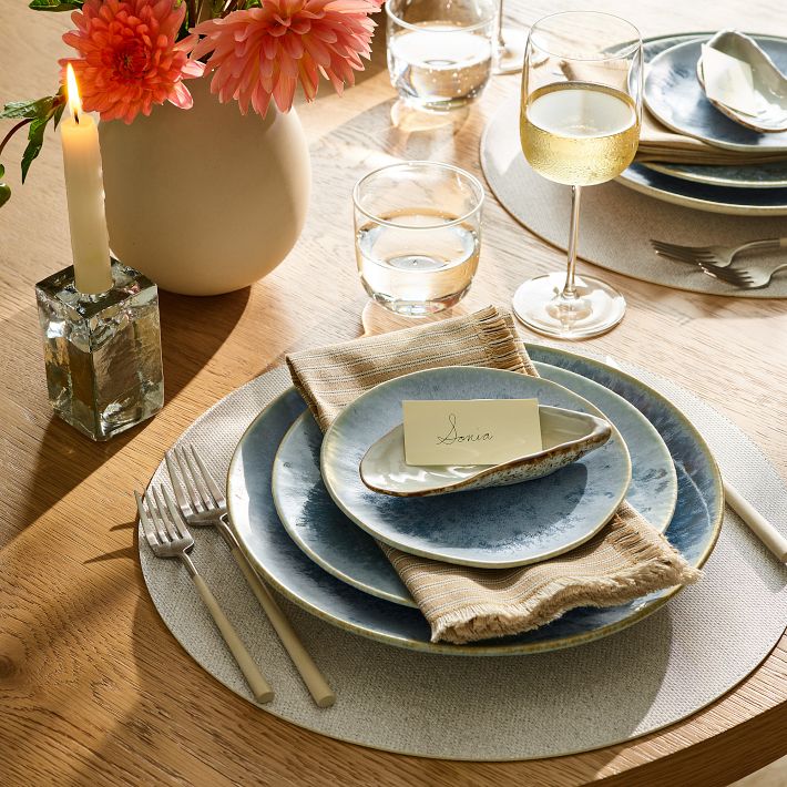 Oyku Stoneware Dinner Plate Sets | West Elm