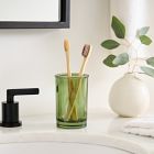 Apothecary Glass Bath Accessories