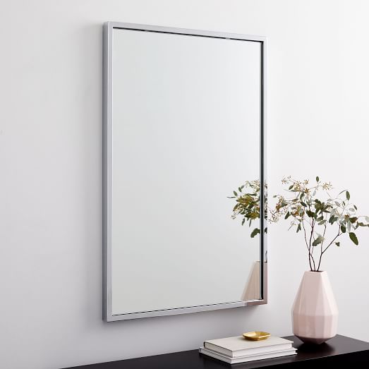 Industrial Wood Wall Mirror | West Elm