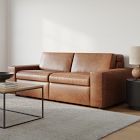Enzo Leather Reclining Sofa (77"&ndash;93")