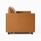 Whitman Leather Trundle Sleeper Sofa (82")