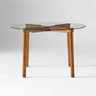 Larson Round Glass Dining Table (48")