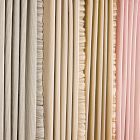 Pinstripe Ruffle Blackout Curtain