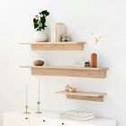 Anton Solid Wood Wall Shelves (12"&ndash;48")