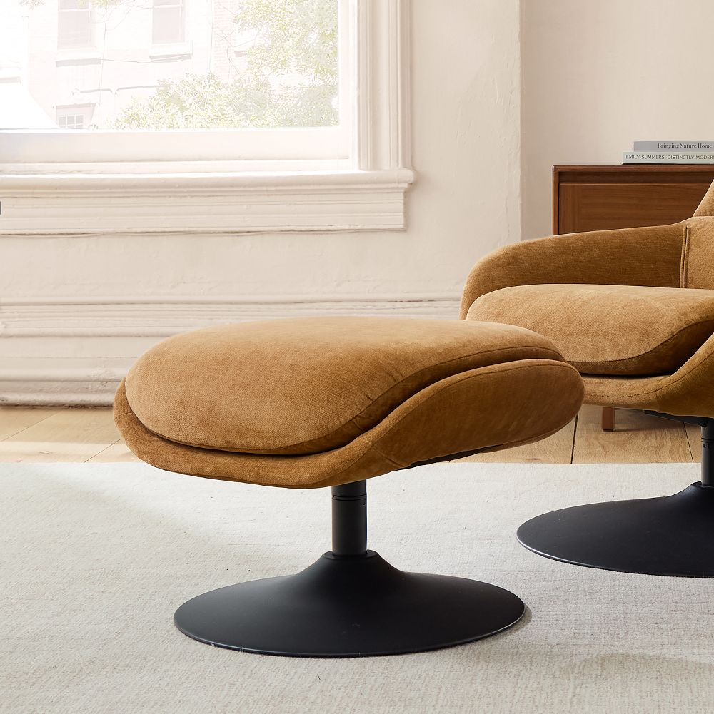 Fillmore Swivel Ottoman by West Elm