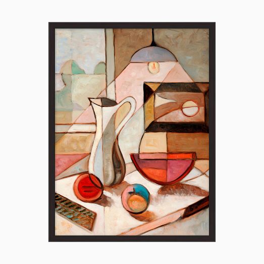 Cubist Still Life Framed Wall Art by West Elm