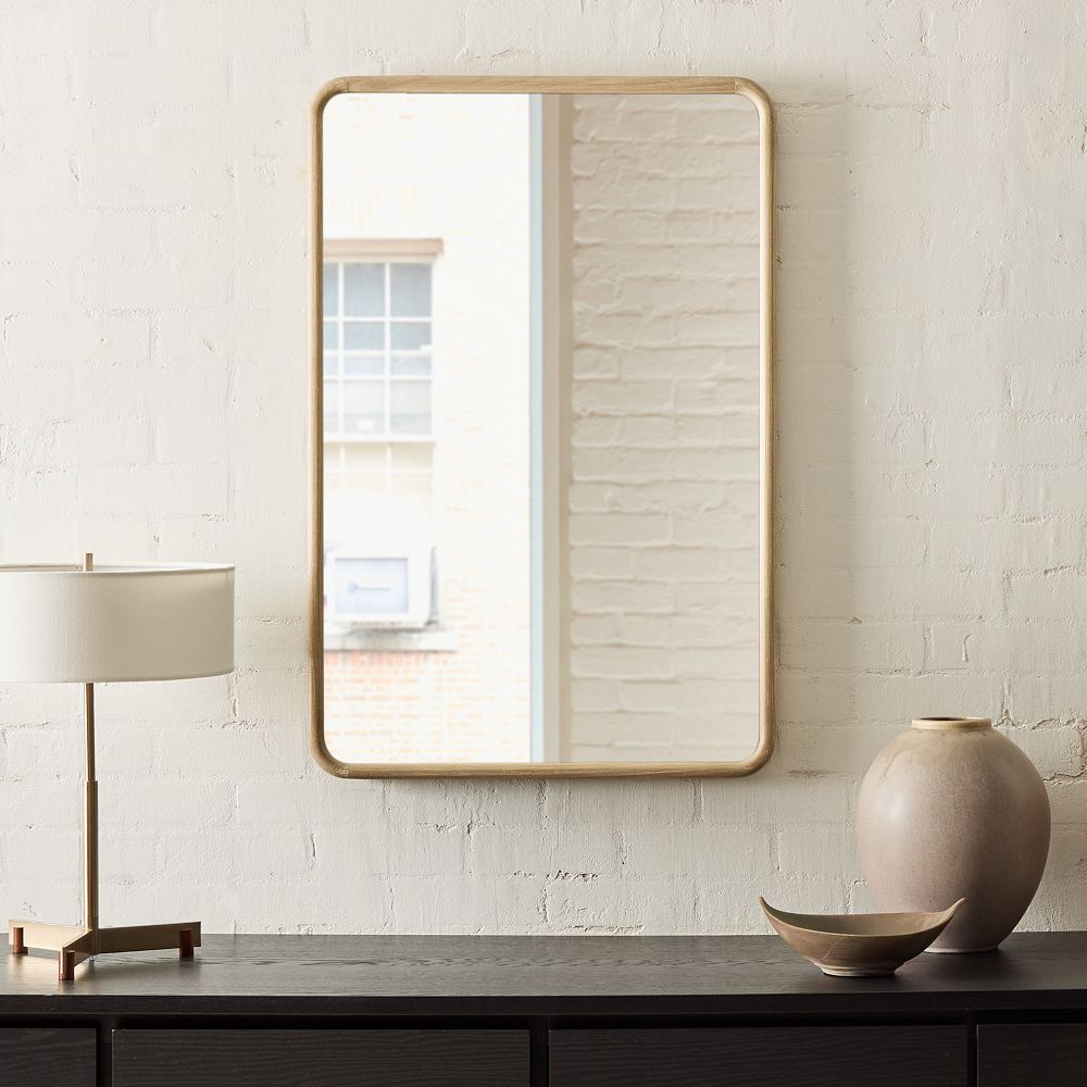 Streamline Wood Rectangle Wall Mirror by West Elm