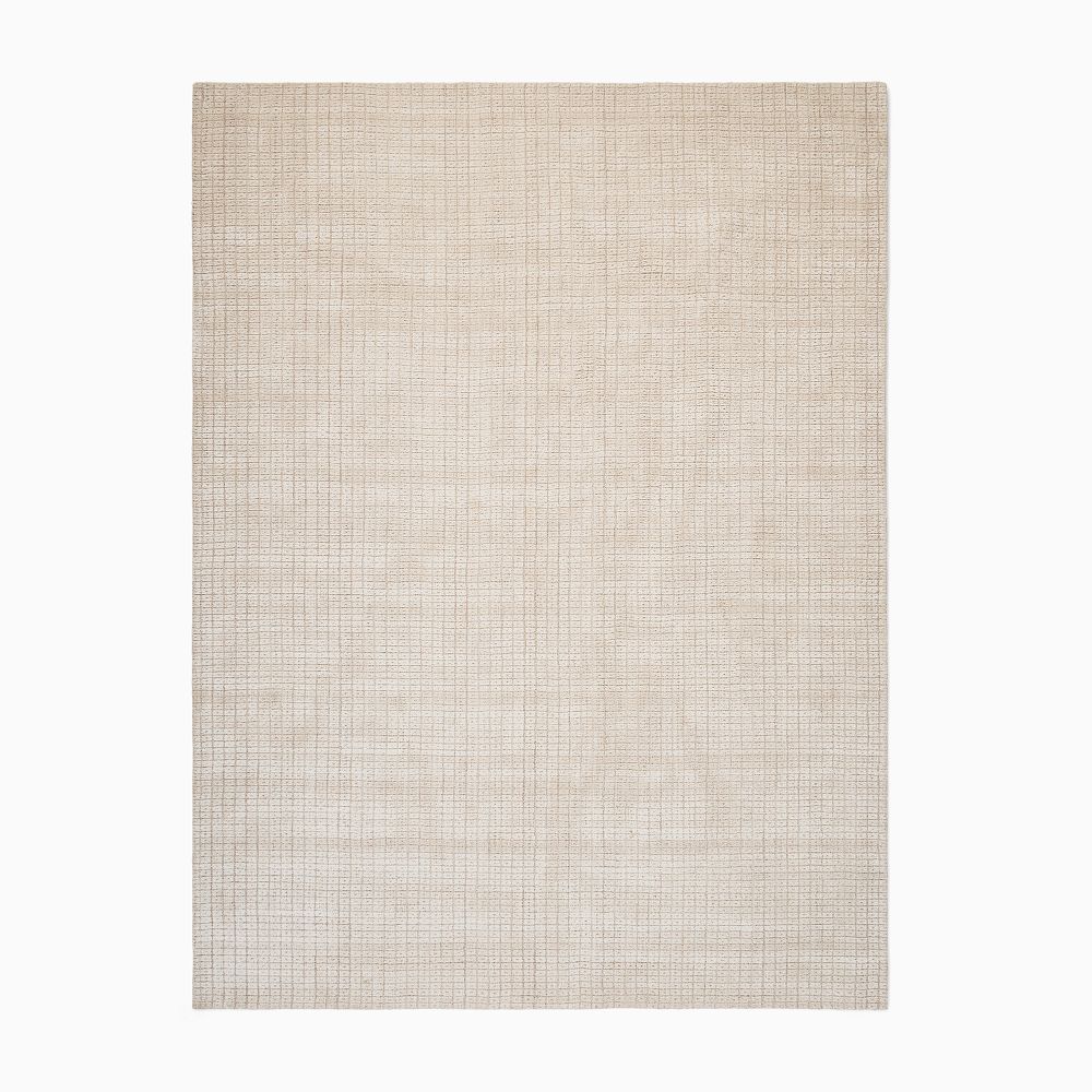 Margaux Grid Wool Rug by West Elm