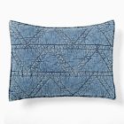 Triangle Denim Quilt &amp; Shams