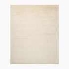 Hand-Knotted Solid Wool Rug
