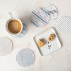 Proper Table Miller French Check Coaster (Set of 4)