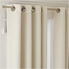 Open Box: European Flax Linen Blackout Curtain with Grommets (48"W x 108"L) - Alabaster
