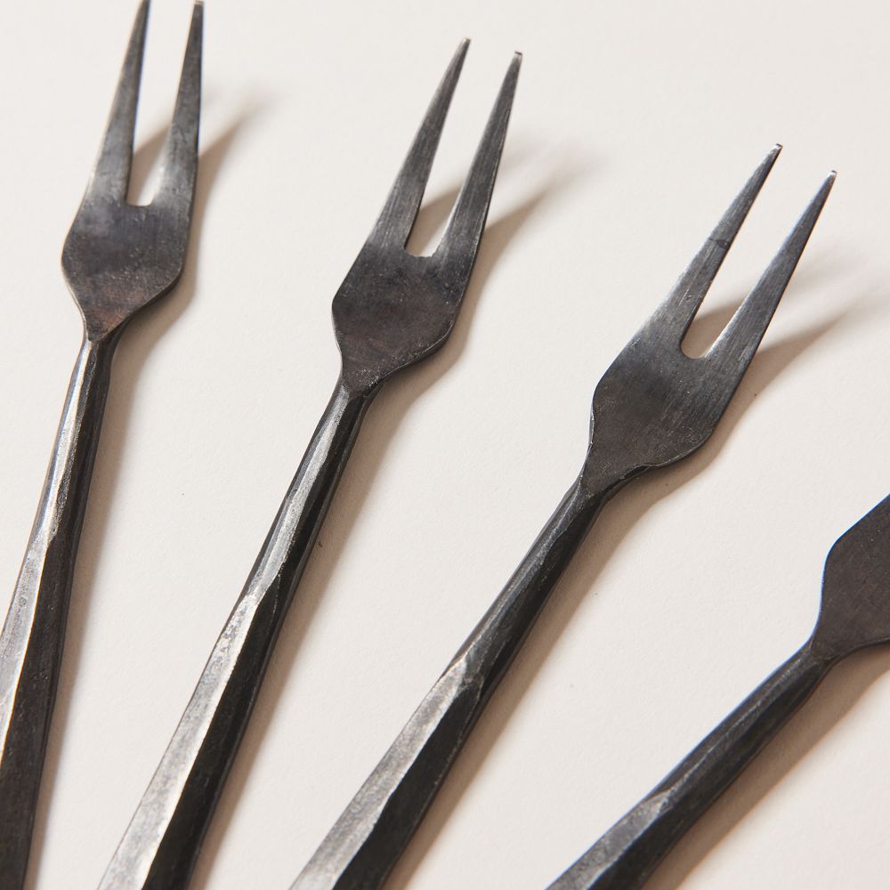 Farmhouse Pottery Forged Appetizer Forks (Set of 4) - Set of 4