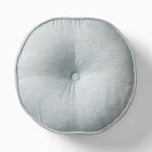 Open Box: European Linen Round (14") - Silver Mist