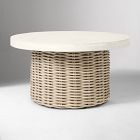 Westport Outdoor Pedestal Coffee Table (32")