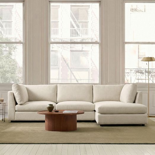 Maud 2-Piece Chaise Sectional (119") by West Elm