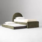 Elora Arched Upholstered Bed Twin Trundle Only