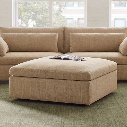 Sophie Ottoman: Durable, Certified Comfort | West Elm