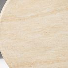 Menorca Faux Travertine Outdoor Coffee Table (32")