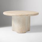 Menorca Faux Travertine Outdoor Coffee Table (32")