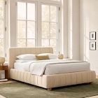 Claire Pleated Upholstered Bed