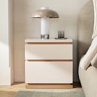 Kade Lacquer &amp; Wood Nightstand (22")
