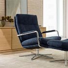 Brodie Leather Swivel Arm Chair