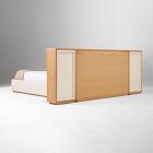 Kade Upholstered Storage Headboard Bed with Cabinets