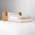Kade Upholstered Storage Headboard Bed with Cabinets