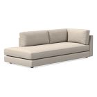 Open Box: Haven Left Arm Bumper Chaise - Performance Velvet Sand