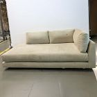 Open Box: Haven Left Arm Bumper Chaise - Performance Velvet Sand