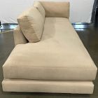 Open Box: Haven Left Arm Bumper Chaise - Performance Velvet Sand