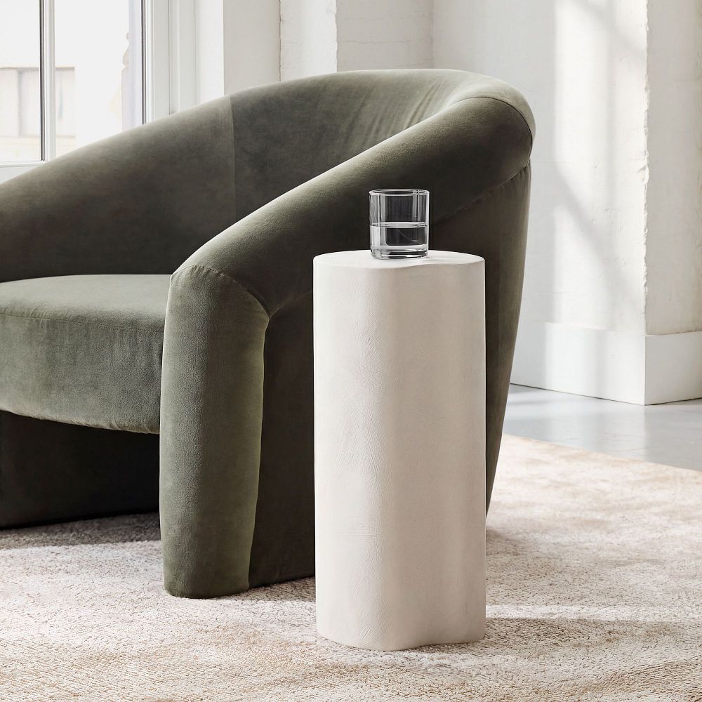 Taura Concrete Drink Table (10") by West Elm