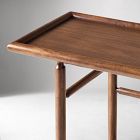 Aniya Woven Leather Console Table (45")