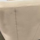 Open Box: Aviana Right Arm Chaise - Sierra Leather Snow, Cool Walnut