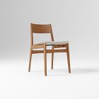 Open Box: Baltimore Dining Chair - Twill Dove, Cool Walnut
