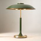 Open Box: Beck Table Lamp (17") - Dark Olive, Champagne Bronze