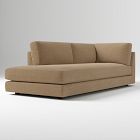 Open Box: Haven Left Arm Terminal Chaise - Performance Chenille Crossweave Tawny