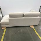 Open Box: Haven Right Arm Bumper Chaise - Performance Distressed Velvet Sand