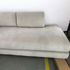 Open Box: Haven Right Arm Bumper Chaise - Performance Distressed Velvet Sand