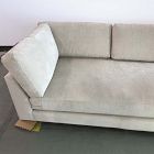 Open Box: Haven Right Arm Bumper Chaise - Performance Distressed Velvet Sand