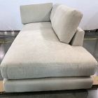 Open Box: Haven Right Arm Bumper Chaise - Performance Distressed Velvet Sand