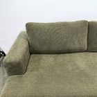 Open Box: Landon Left-Arm 2.5 Seater Sofa Bench - Performance Chenille Crossweave Elm, Textured Antique Bronze