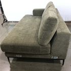 Open Box: Landon Left Arm Sofa - Performance Chenille Crossweave Elm, Textured Antique Bronze