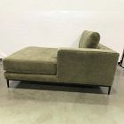 Open Box: Landon Right-Arm Chaise - Performance Chenille Crossweave Elm, Textured Antique Bronze