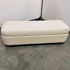 Open Box: Leroy Storage Bench - Twill Sand, Cool Walnut